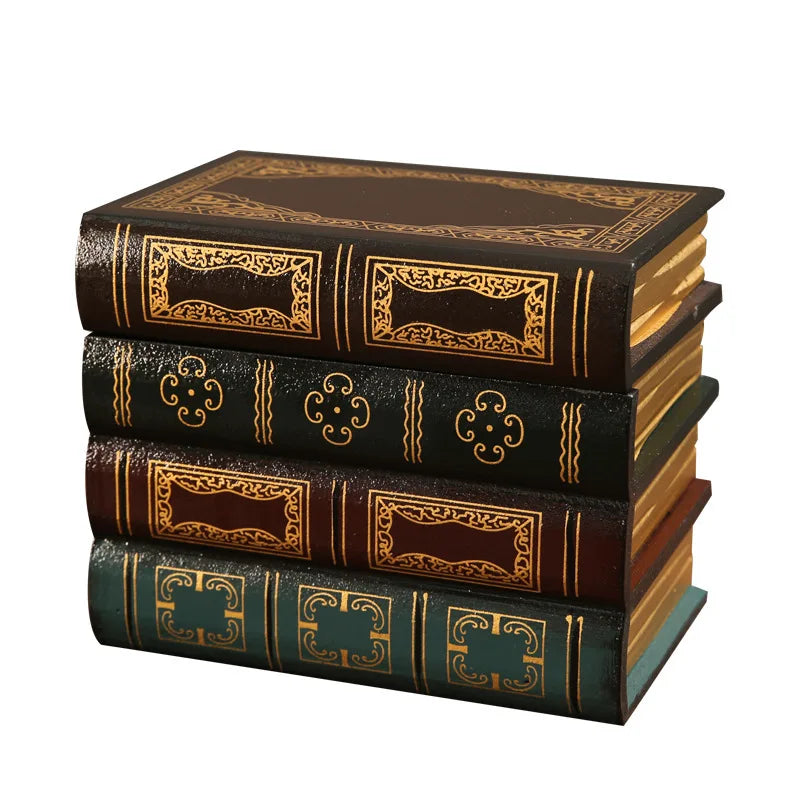 European retro fake book props ornaments office book model photo props simulation book storage box