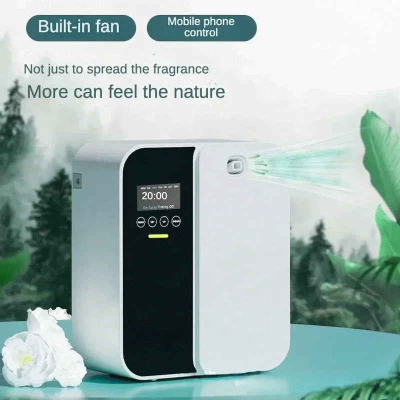 1000m³ Scent Diffuser Machine, Wall Mounted Bluetooth Essential Oils Diffuser, Electric Fragrance for Home Hotel | AlluCanFind