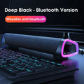 Laptop & PC Bluetooth Speaker Bar - Wired Subwoofer