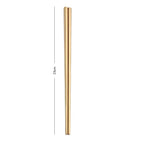 1 Pair Reusable Stainless Steel Chopsticks, Korean Style Metal Food Sticks, Dishwasher Safe Portable Kitchen  Accessories