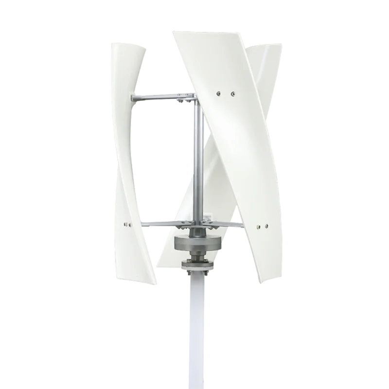 For Homeuse Vertical Axis Wind Power Turbine Generator 2KW 12V 24V 48V Low Noise Upright Windmill for Farm Seashore Boat