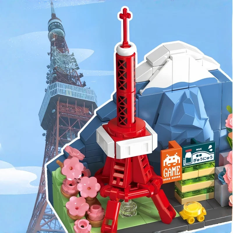 New York Magnetic Refrigerator Magnet Building Blocks Accessories London Landmark Building Paris Small Particle Model Toy Gift