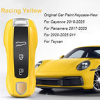 Key Case For Porsche Panamera Spyder Carrera Macan Boxster Cayman Cayenne 911 970 981 991 Smart Remote Key Case Fob Covers Bag