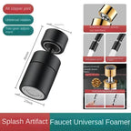 Kitchen kitchen basin pool all copper faucet universal anti-splash head universal joint can rotate shower bubbler