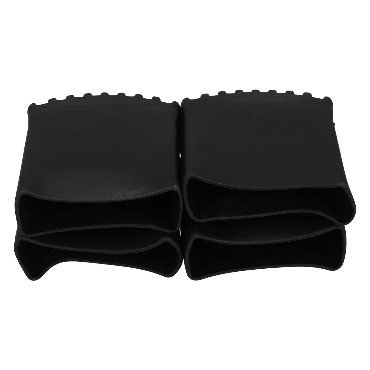 4pcs Ladder Feet Covers Folding Ladder Foot Pads Cushion Non-Slip Rubber Feet Covers Security Bumpers Anti-Skid Pads Replacement