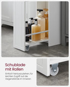 VASAGLE bathroom chest of drawers bathroom wardrobe toilet wardrobe with drawers