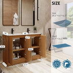 48" Bathroom Vanities with Sink Combo, Modern Freestanding Cabinet with Undermount Basin, Soft Closing Doors, Adjustable Storage