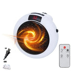 Electric Heater 900W Portable Plug In Wall Heater Room Heating Stove Remote Warmer Machine Home Office Warming Machine