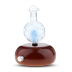 Aroma Essential Oils Diffuser Nebulizer Wooden Glass Air Fragrance Ele