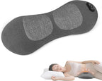 3 in 1 Electric Lumbar Support Pillow with Heat, Vibration, Traction - Adjustable Smooth Spine Back Massager for Lower Back Pain