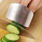 Kitchen Cooking Tools Stainless Steel Finger Hand Protector Guard Personalized Design Chop Safe Slice Knife