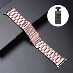 Stainless Steel Apple Watch Band - Metal Bracelet for 38-49mm Series 4-Ultra 2 | AlluCanFind