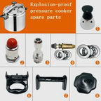 Commercial Pressure Cooker Accessories Copper Rod Knob Switch Copper Shaft Screw Copper Sleeve Screw Bearing Matching Assembly