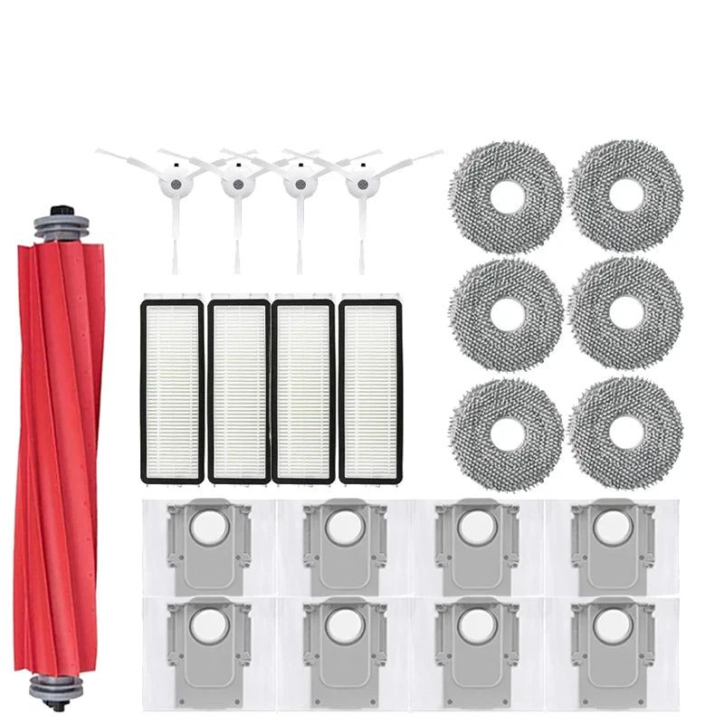 Replacement Roller & Dust Bag Parts for Roborock