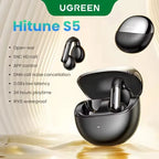 HiTune S5 TWS Open Ear Clip Wireless Earbuds Bluetooth Sports Earphones Headphones in Mic with Earhooks & Ear Hook