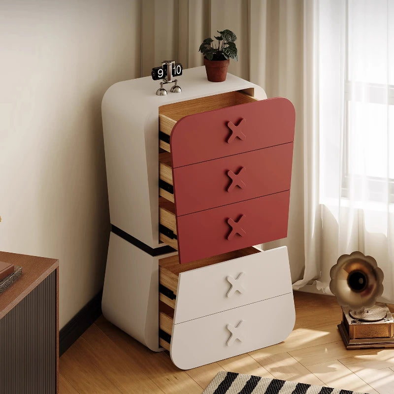 Piano shape Italian drawer cabinet designer large capacity storage living room bedroom Cabinet furniture Dressers Storage locker