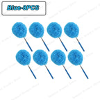 Reusable Microfibre Ceiling Fan Duster Dusting Dust Duster Ceiling Fan Blade Cleaning Adjustable Length Household Cleaning Tool