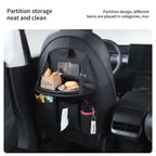 YZ Car Seatback Protector for Tesla Model 3 Y Highland Seat Back Protective Child Anti-Kick Mats Leather Storage Pockets