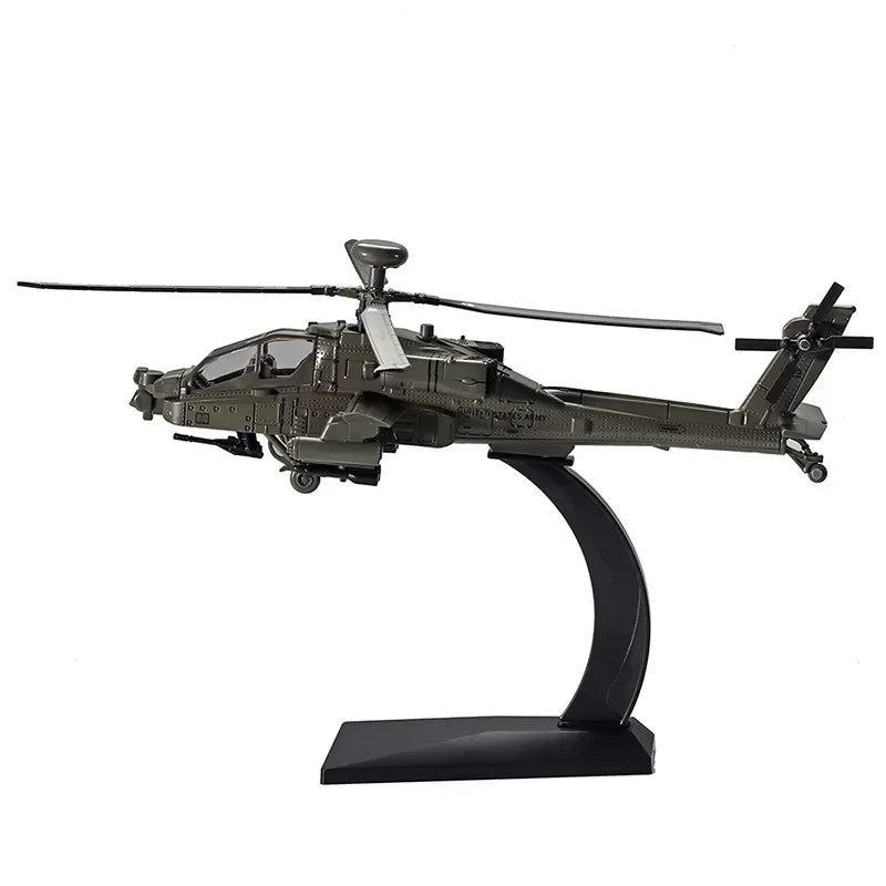 1/32 Scale Apache Helicopter Diecast Alloy Model Collectable Toy Gifts / Collection / Children