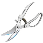Kitchen Scissors Stainless Steel Chicken Bone Shears Duck Fish Seafood Cleaning Cook Tool, Multi-Purpose Kitchen Scissors