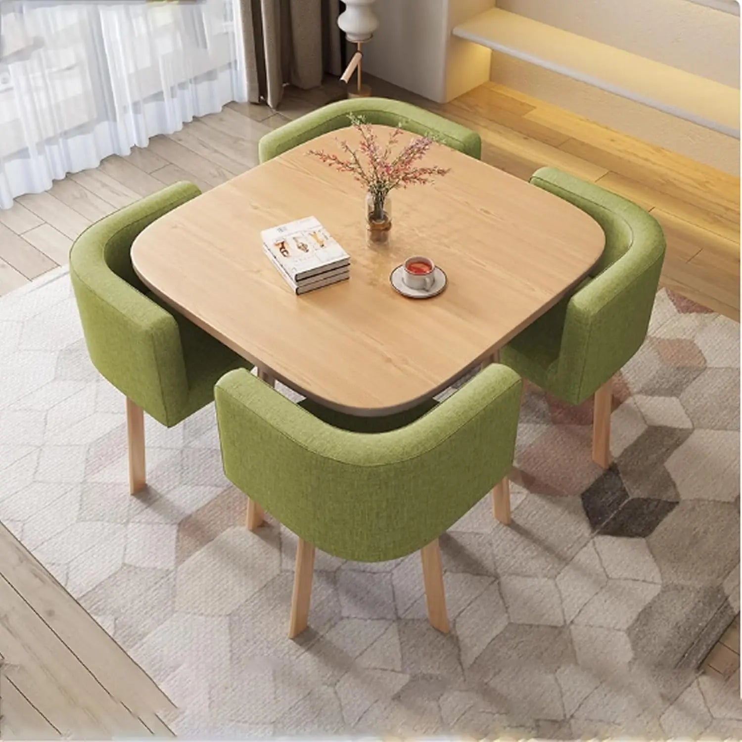 Modern Round/Square Dining Table Set