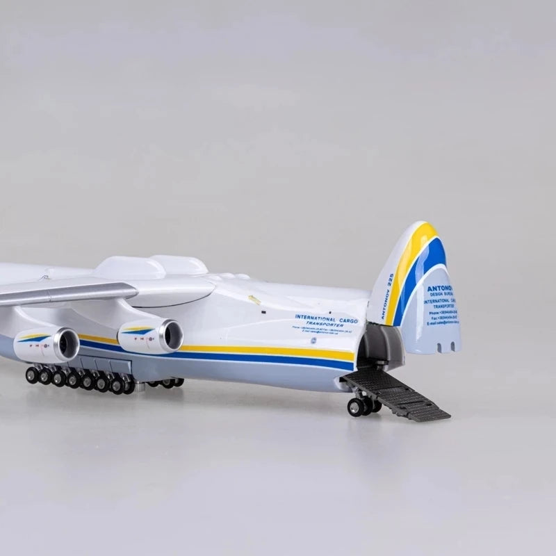 An-225 Antonov 1:200 Airplane Model Transport Scale Ukraine Painted Mriya Strategic Cargo Aircraft Diecast Model for Collection