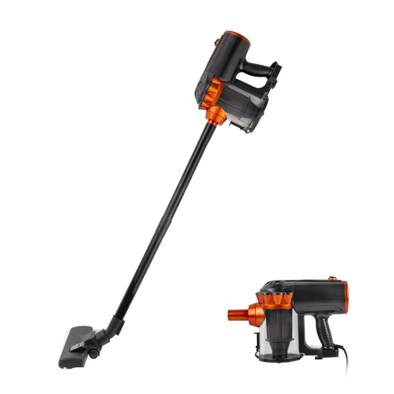 Multifunctionl 600W Powerful Wired Stick Vacuum Cleaner 18Kpa with 5 meter Charging cable,1.5L Dust Box,Curtain Floor Cleaning
