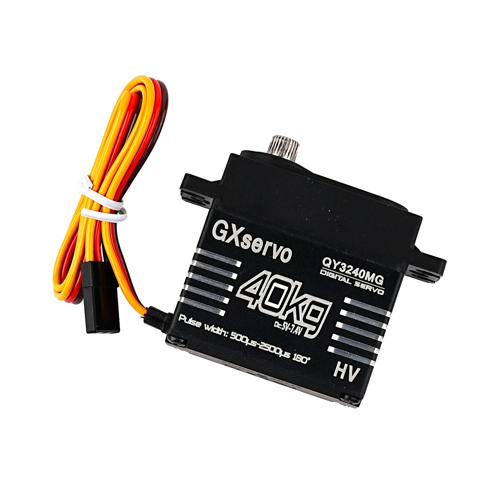 YP3240MG 40KG Digital Servo 5.0-7.4V High Torque Semi-Metal Gear IP67 Waterproof 180° for 1/8 1/10 TRX6 SCX10 RC Crawler