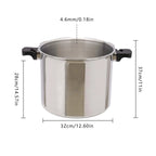 23 Quart Pressure Canner and Cooker with Pressure Gauge 10PSI Explosion Proof Safety Valve Extra-Large Size