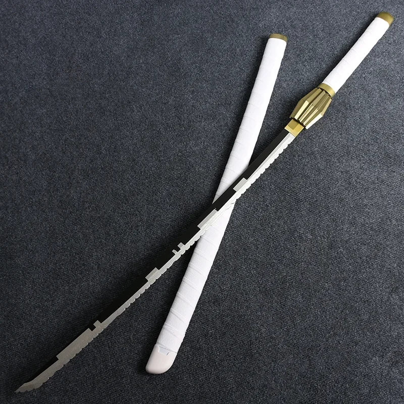 Newest Bleach 110cm Cosplay Anime Wood Weapon Role Playing Zaraki Kenpachi Assembled Sword 43inch Model Katana