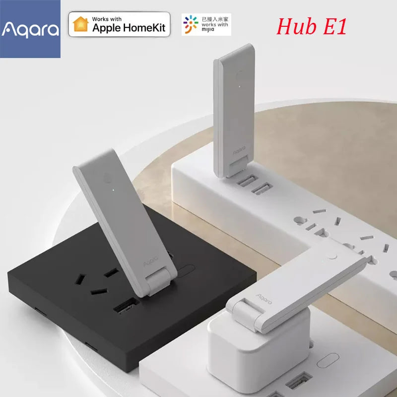 Aqara M1S Hub E1 Gateway With RGB LED Night Light ZigBee Wi-Fi 2.4G Siri Voice Remote Control Home Work Mijia HomeKit APP