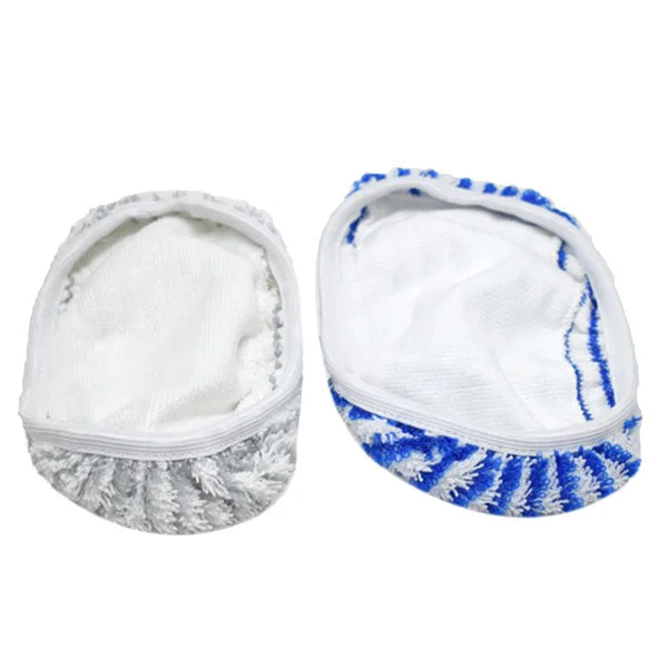 6 Pcs Microfibre Cloth Pads Replacement for Rowenta Clean&Steam ZR005801 Cleaner Accessory,Washable and Reusable
