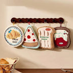 Kitchen Hand Towel Bathroom Absorbent Hand Towel Wall Hanging Cloth Thickened Handkerchief For Kitchen Hand Towel Cleaning Cloth