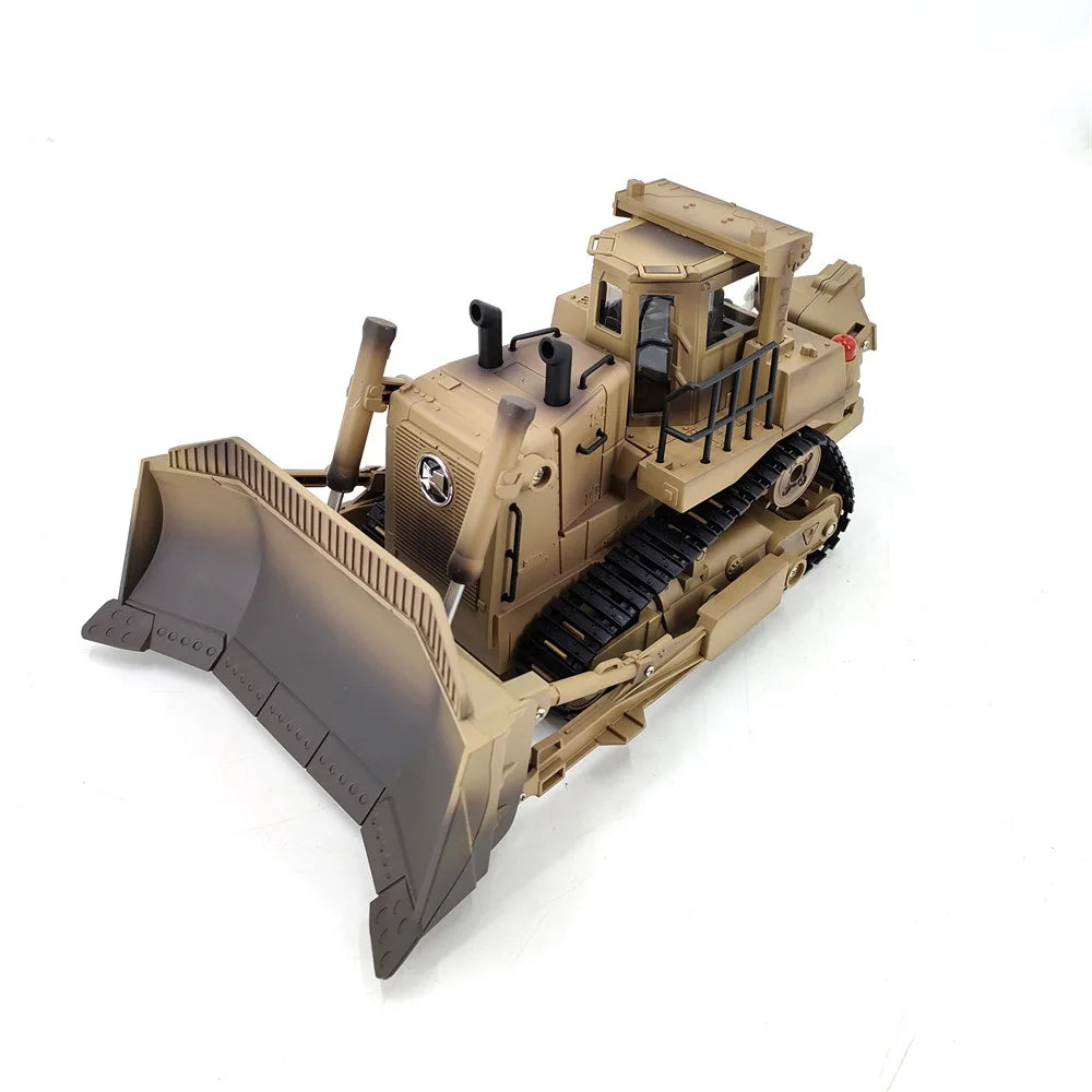 1/18 Rc Truck Alloy Tractor Thelink 1318 Remote Controlled Bulldozer D9r Collaborative Engineering Trucks Boy Toys Huina1554