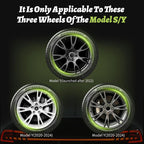 4PCS Hubcap Design for Tesla Model S（2022-2024）/Model Y （2020-2024）19 Inch Wheel Cover Performance Full Rim Hub Cover Accessorie