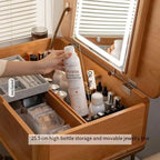 Portable Adult Vanity Table Nordic Woman Wheels Storage Unique Bedroom Dressers Makeup Desk Mirror Penteadeira Furniture Home