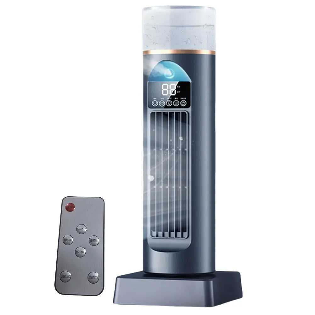 Bladeless Desktop Tower Fan Cooling Air Conditioner Standing Fan 6 Win