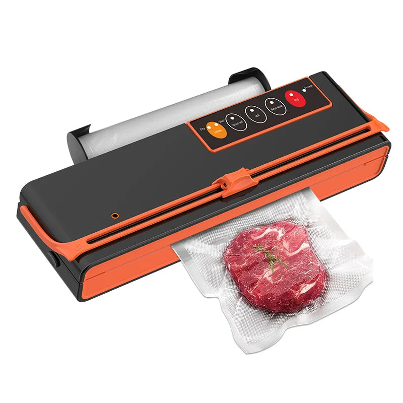 AGASHE Food Vacuum Sealer Machine,Degasser vacuum packer for products with Cutter,Double Pump Air packaging machine For kitchen