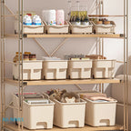 【N】Kitchen Sundries Storage Case With Wheels Seasoning Bottle Jar Storage Container Kitchen Closet Organizer