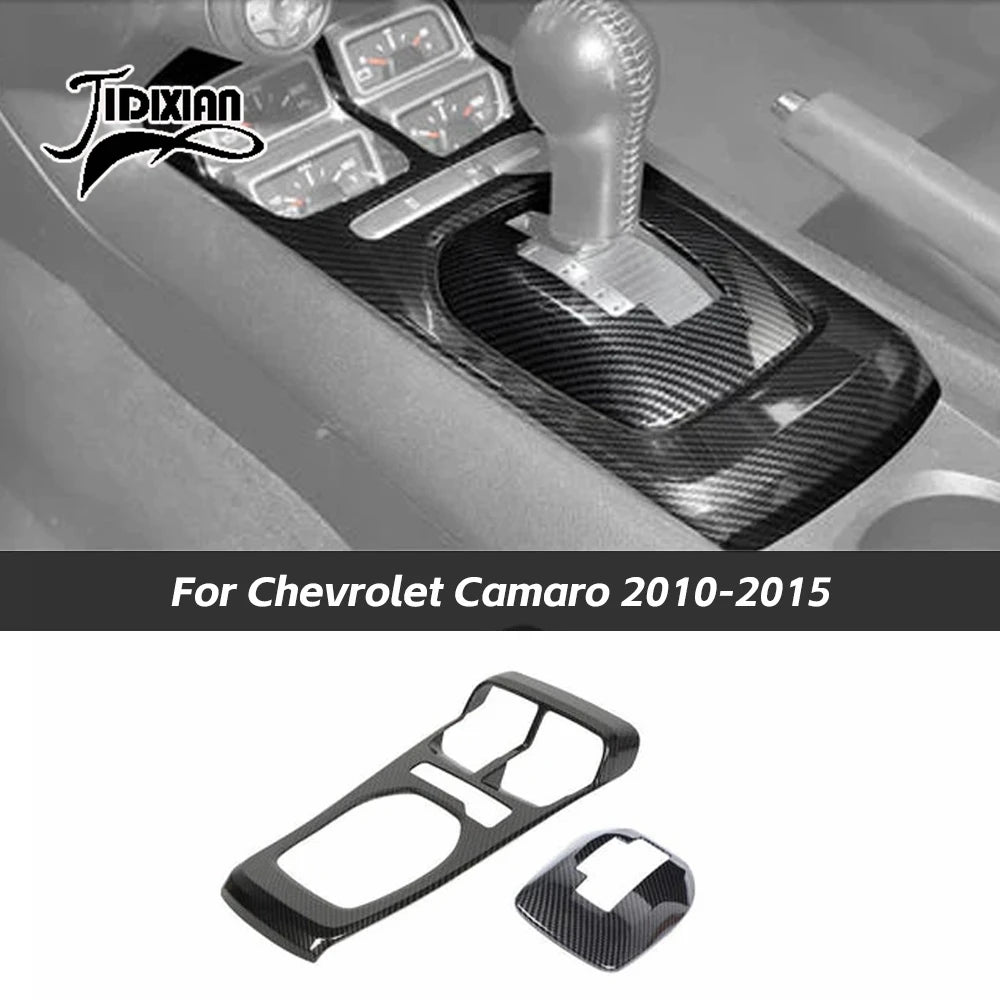 JIDIXIAN fit for Chevrolet Camaro 2010 2011 2012 2013 2014 2015 Car Interior Exterior Decoration Cover Carbon Fiber Accessories