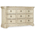 American Country Solid Wood Dresser Bedroom Chest of Drawers TV Cabinet Multi-Drawer Locker White as Old Vintage Furniture