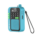 Portable Mini FM Radio for TF Card U Disk Music MP3 Player Support HD Rcording Reception Radios 5W Wireless Bluetooth Speaker