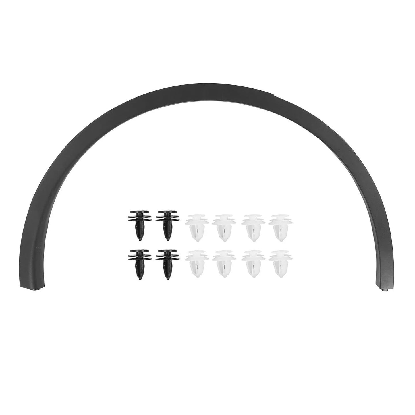 Car Side Fender Flare Wheel Molding Splash Guard Tires Eyebrow Arch Flare Moulding Lip Trim Strip for Tesla Model Y 2020 to 2023