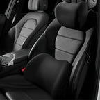 Car Seat Neck Pillow Adjustable Lumbar Support Headrest Waist lumbar Cushion Car Seat Memory Foam Car Travel Interior Accessorie