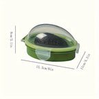 Kitchen Food Storage Box Avocado Space Saving Container Vegetable Organizer Reusable Plastic Fruit Containers Vegetable Crisper