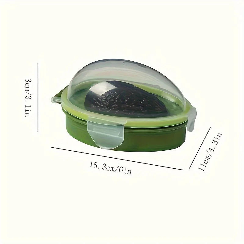 Kitchen Food Storage Box Avocado Space Saving Container Vegetable Organizer Reusable Plastic Fruit Containers Vegetable Crisper