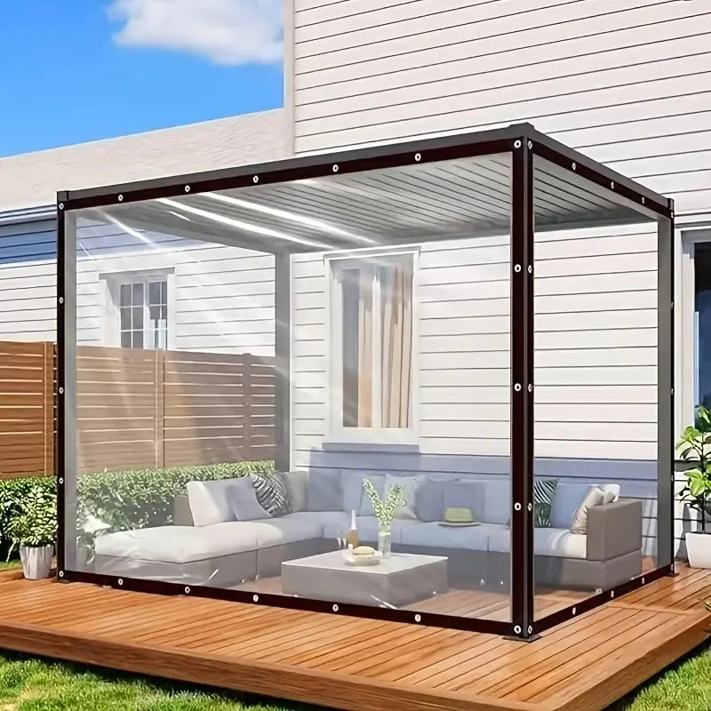 Transparent waterproof cloth, thickened waterproof rainproof cloth, can be used for plant shading insulation cold dust cloth