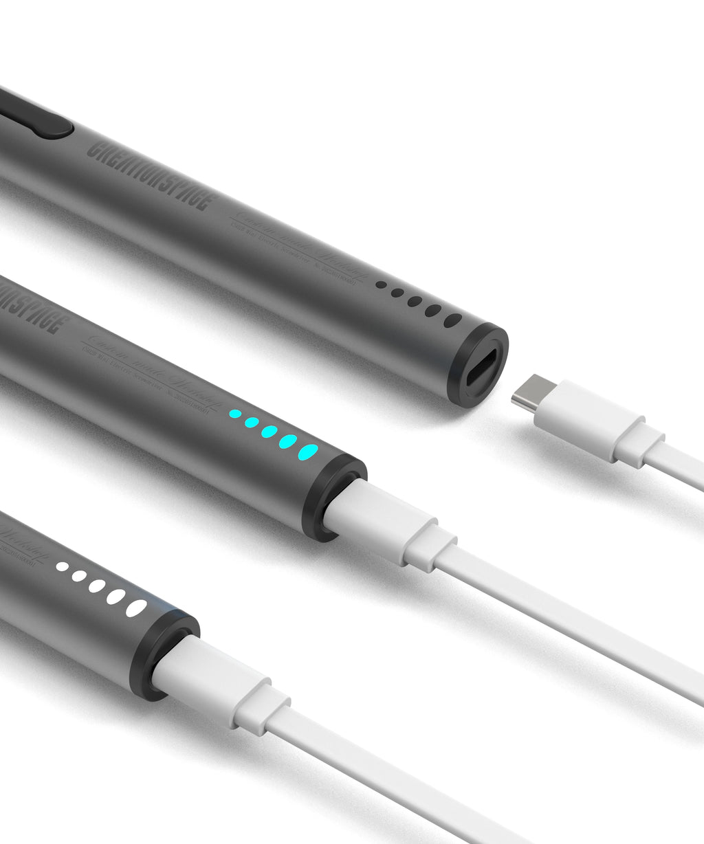 CreationSpace CS0202B Mini Electric Screwdriver Set Rechargable  Cordless Lithium Battery