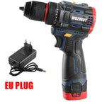 16.8V/21V Cordless Drill ,10MM 3/8'' Keyless Chuck,1.3Ah Li-Ion Battery,2 Variable Speed for assembling, repairing and DIY