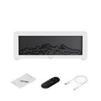 Aroma Air Humidifier Essential Oil Diffuser Fireplace Flame Humidifier